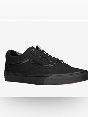 Vans Old Skool Men's Black Low-Top Canvas Sneakers NIB size 11.5